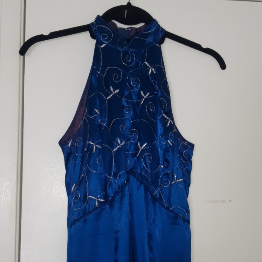 Royal blue dress